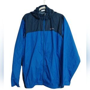 Men's Columbia windbreaker size Large Blue